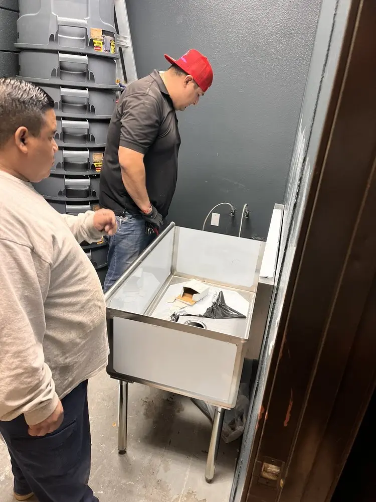 Commercial plumbing and sink installation in Springs Ranch
