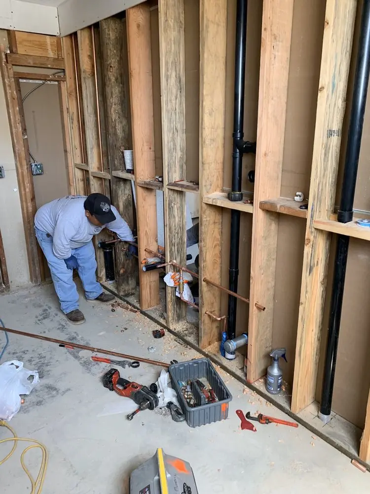 Commercial rough-in plumbing for Gas Line Repair in Springs Ranch